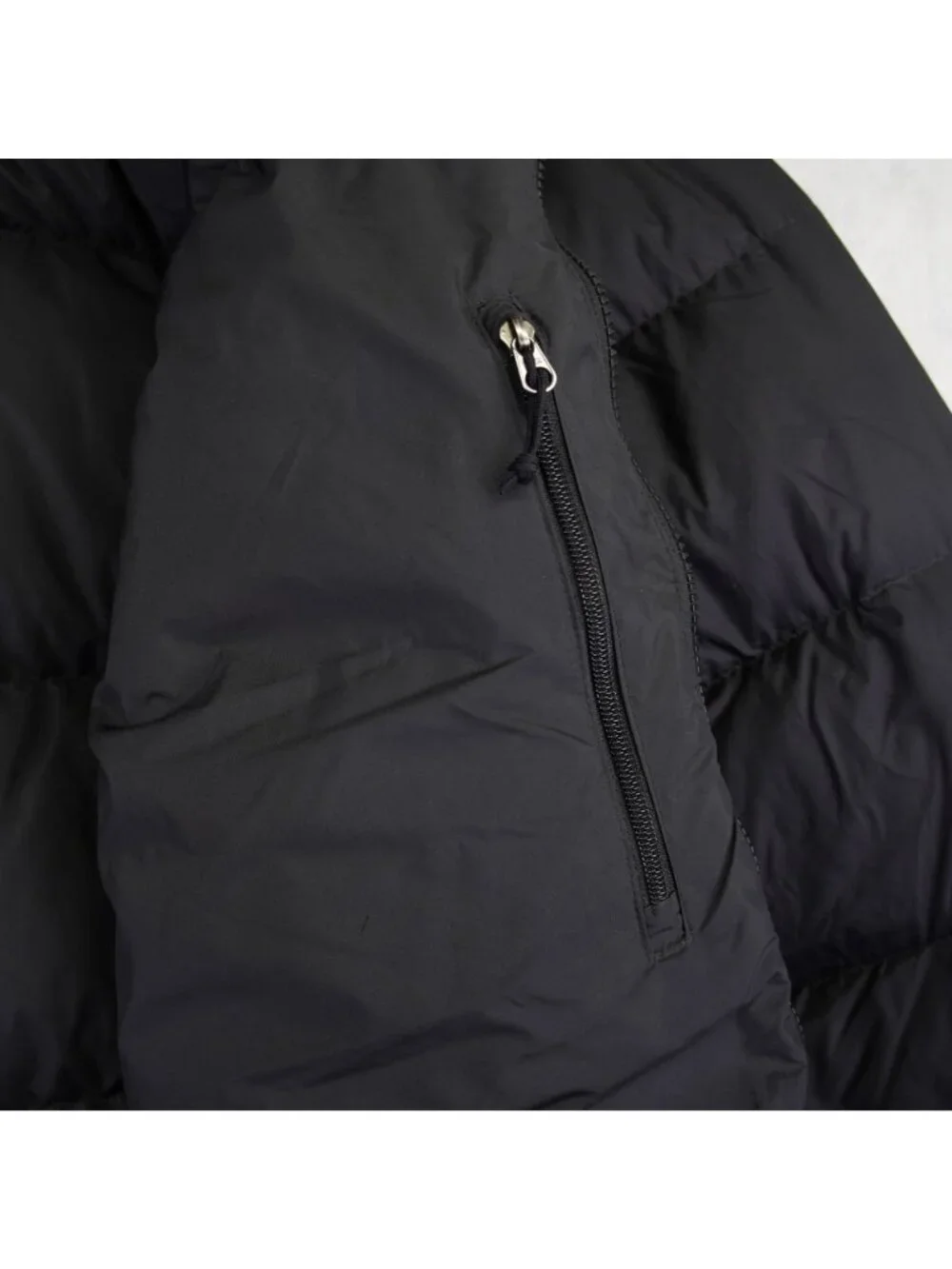 The North Face Mens Nuptse Black 700 Goose Fill Down Puffer Jacket Size XXL 2XL